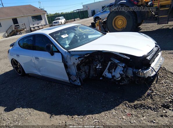 WP0AF2A76GL082027 2016 PORSCHE PANAMERA White Вид щитка приладів