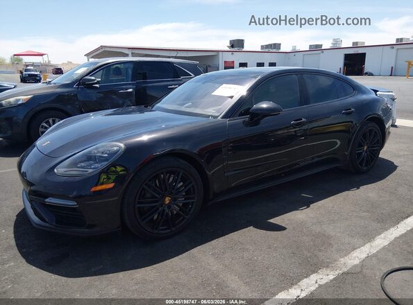 WP0AF2A77LL150278 2020 PORSCHE PANAMERA Black Առջևի ձախ երեք քառորդ տեսարան