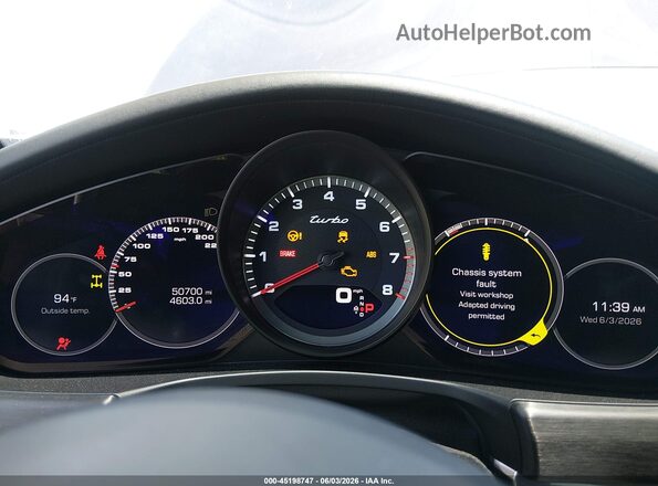 WP0AF2A77LL150278 2020 PORSCHE PANAMERA Black Հետևի նստատեղերի տեսք
