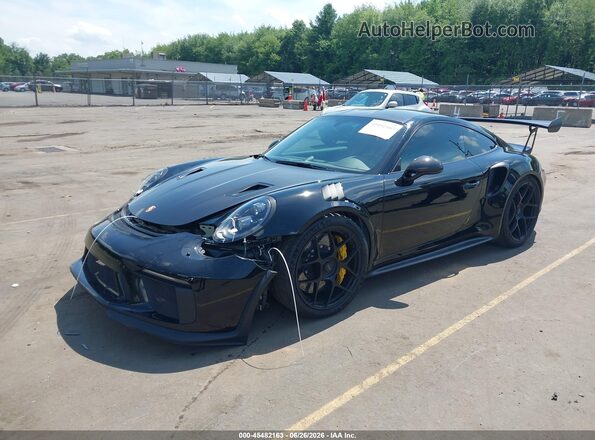 WP0AF2A92KS164398 2019 PORSCHE 911 Черный Передняя левая четверть