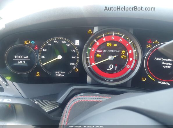 WP0AF2A95SS279609 2025 PORSCHE 911 Black უკანა სავარძლების ხედი