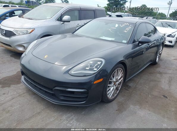 WP0AJ2A70ML116294 2021 PORSCHE PANAMERA Black Առջևի ձախ երեք քառորդ տեսարան