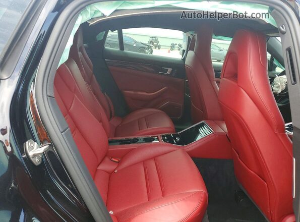 WP0AJ2A73NL100480 2022 PORSCHE PANAMERA Black უკანა სავარძლების ხედი