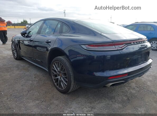 WP0AJ2A79ML114656 2021 PORSCHE PANAMERA Dark Blue Հետևի ձախ
