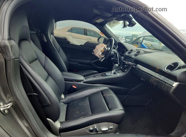 WP0CA2A88LS210204 2020 PORSCHE BOXSTER Gray Вид задніх сидінь