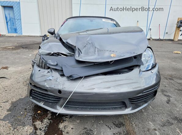 WP0CA2A88LS210204 2020 PORSCHE BOXSTER Gray Вид спереду
