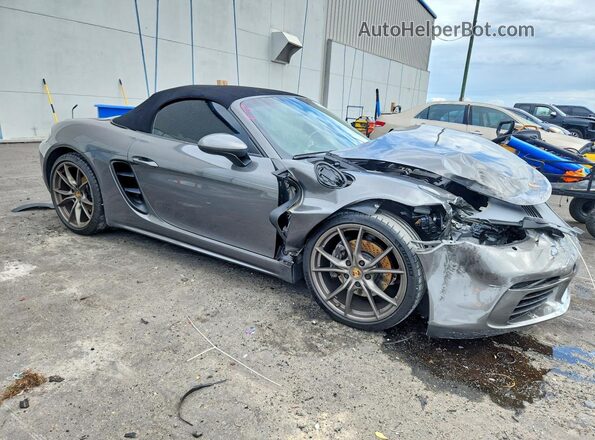 WP0CA2A88LS210204 2020 PORSCHE BOXSTER Gray Передня права чверть