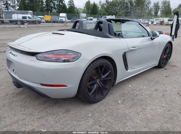 WP0CB2A80KS228742 2019 PORSCHE BOXSTER Silver უკანა მარჯვენა