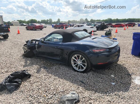 WP0CB2A81MS225125 2021 PORSCHE BOXSTER Синий Задняя левая четверть