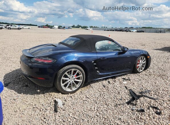 WP0CB2A81MS225125 2021 PORSCHE BOXSTER Синий Задняя правая четверть