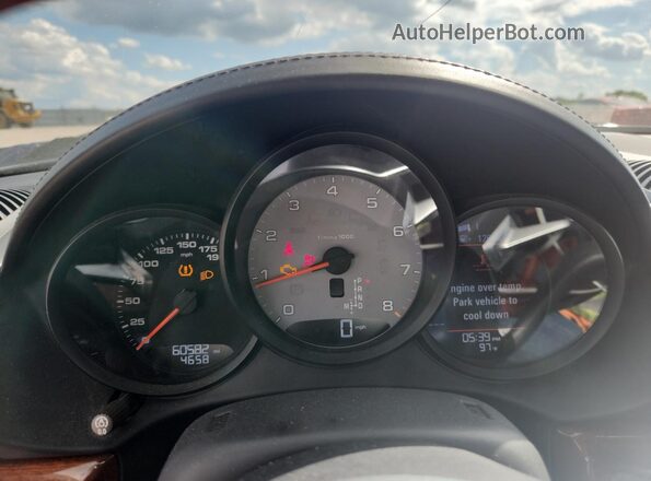 WP0CB2A81MS225125 2021 PORSCHE BOXSTER Синий Вид щитка приборов