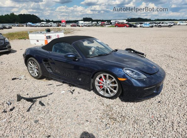WP0CB2A81MS225125 2021 PORSCHE BOXSTER Синий Передняя правая четверть