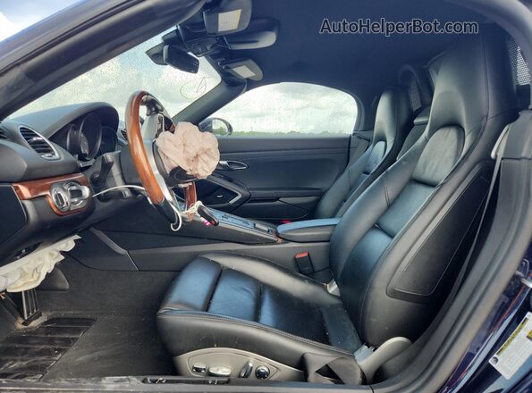 WP0CB2A81MS225125 2021 PORSCHE BOXSTER Синий Вид салона спереди