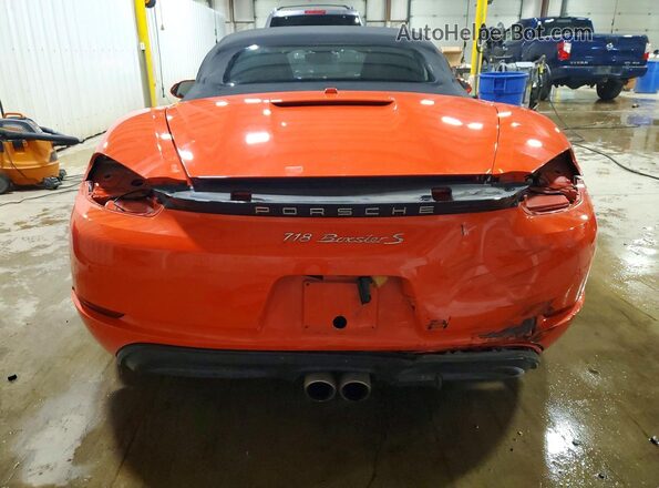 WP0CB2A87HS241481 2017 PORSCHE BOXSTER Orange Widok z tyłu