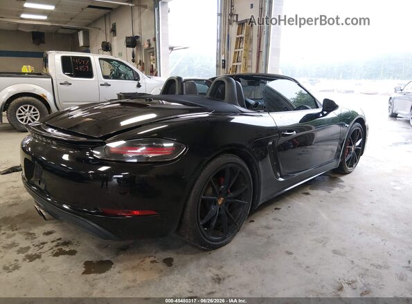 WP0CB2A87JS228350 2018 PORSCHE BOXSTER Черный Задняя правая четверть
