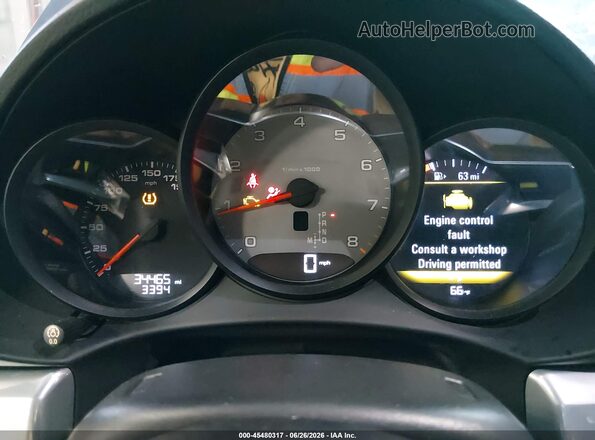 WP0CB2A87JS228350 2018 PORSCHE BOXSTER Черный Вид задних сидений