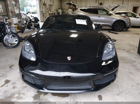 WP0CB2A87JS228350 2018 PORSCHE BOXSTER Черный Вид задней части салона