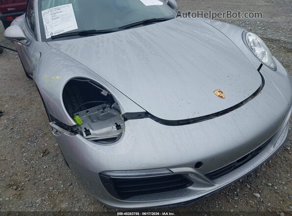 WP0CB2A96KS136429 2019 PORSCHE 911 Silver Front view