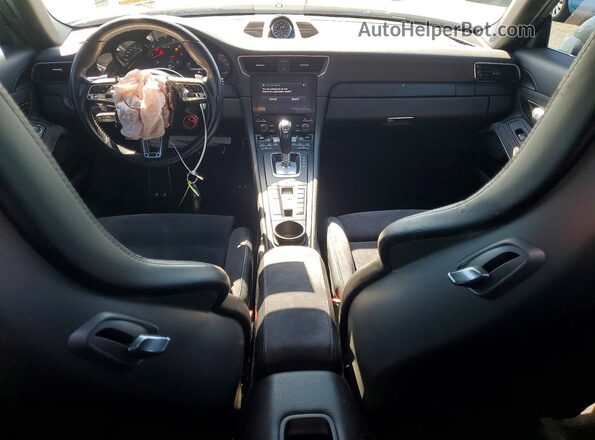 WP0CB2A99JS147925 2018 PORSCHE 911 Gray Առջևի վահանակի տեսք