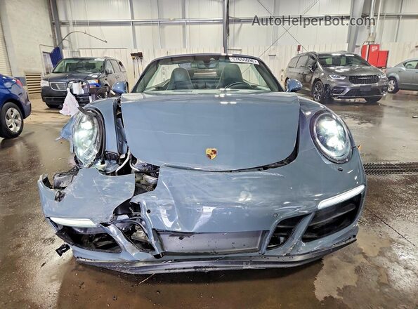 WP0CB2A9XJS147691 2018 PORSCHE 911 Gray წინა ხედი