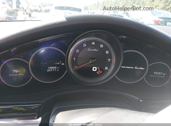 WP0CF2A72JL195778 2018 PORSCHE PANAMERA Синий Вид задних сидений