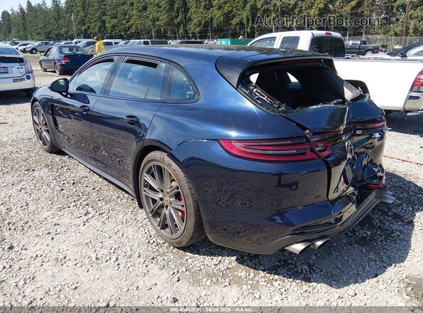 WP0CF2A72JL195778 2018 PORSCHE PANAMERA Синий Задняя левая четверть