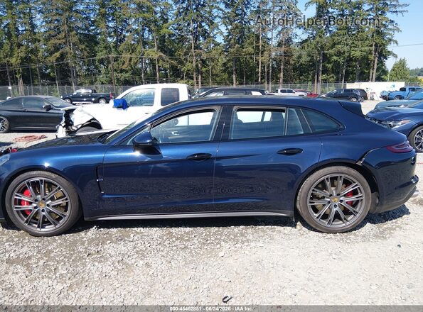 WP0CF2A72JL195778 2018 PORSCHE PANAMERA Синий Вид задней части салона