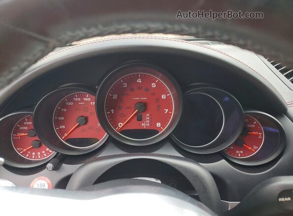 WP1AA2A20GKA08092 2016 PORSCHE CAYENNE Black ხელსაწყოთა პანელის ხედი