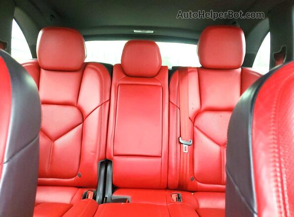 WP1AA2A20GKA08092 2016 PORSCHE CAYENNE Black უკანა სავარძლების ხედი