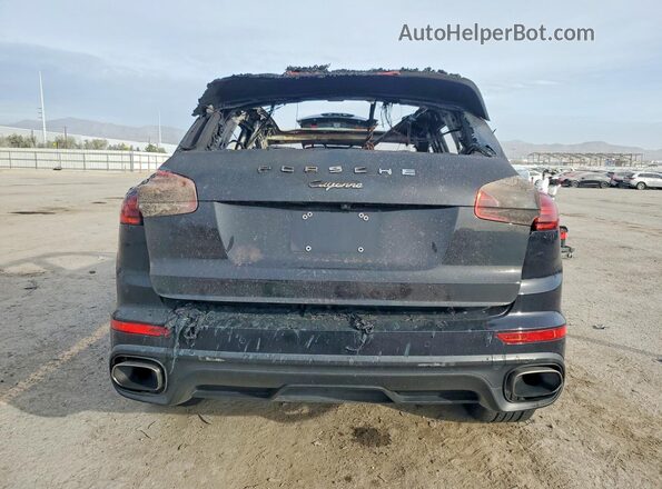 WP1AA2A20GKA14748 2016 PORSCHE CAYENNE Черный Вид сзади