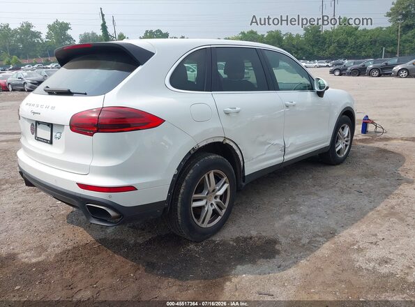 WP1AA2A20GLA10516 2016 PORSCHE CAYENNE White Rear right