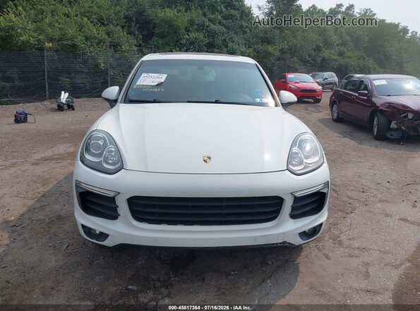 WP1AA2A20GLA10516 2016 PORSCHE CAYENNE White Instrument cluster view