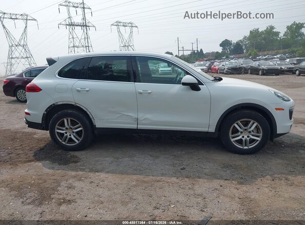 WP1AA2A20GLA10516 2016 PORSCHE CAYENNE White Rear interior view