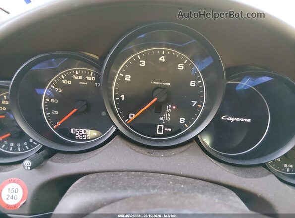 WP1AA2A21GKA08053 2016 PORSCHE CAYENNE Белый Вид задних сидений