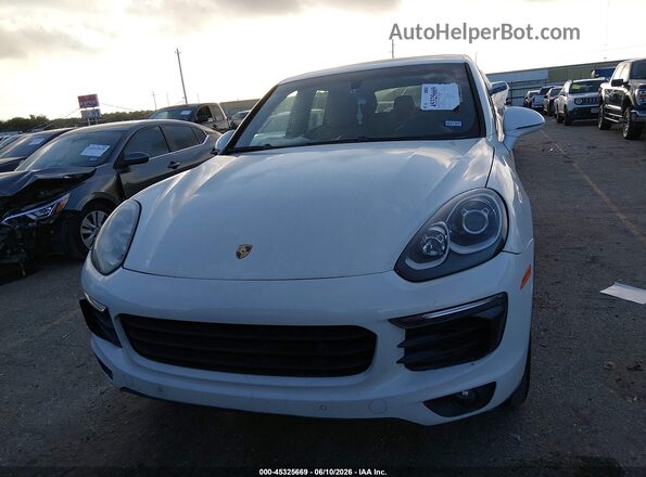 WP1AA2A21GKA08053 2016 PORSCHE CAYENNE Белый Вид спереди