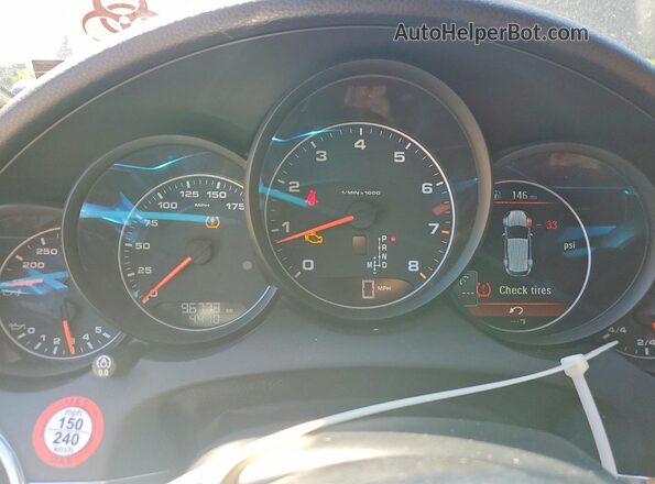 WP1AA2A22GLA00991 2016 PORSCHE CAYENNE Blue Widok zestawu wskaźników