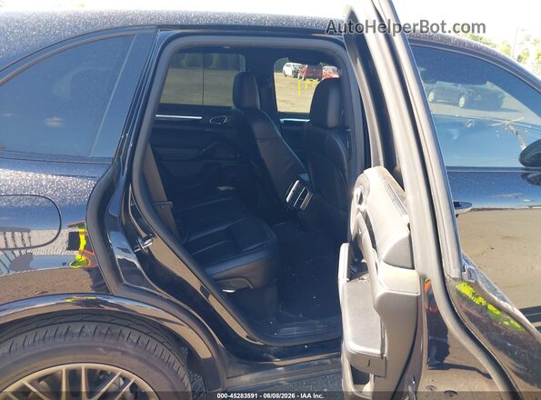 WP1AA2A24HKA80415 2017 PORSCHE CAYENNE Black VIN կոդի պիտակի տեսք