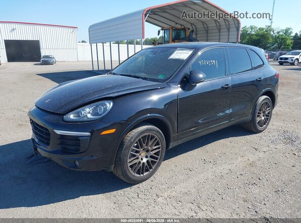 WP1AA2A24HKA80415 2017 PORSCHE CAYENNE Black Առջևի ձախ երեք քառորդ տեսարան