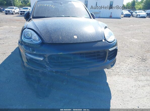 WP1AA2A24HKA80415 2017 PORSCHE CAYENNE Black Դիմացի տեսք