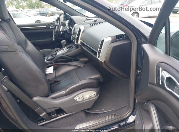 WP1AA2A25GKA11280 2016 PORSCHE CAYENNE Black Widok wnętrza z przodu