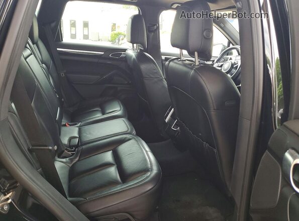 WP1AA2A26GKA09778 2016 PORSCHE CAYENNE Black Rear seats view