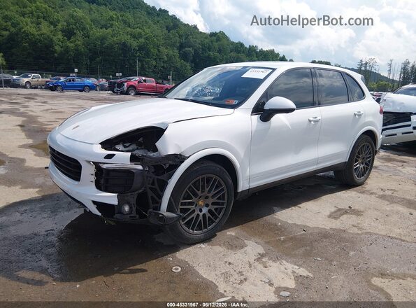 WP1AA2A27HKA83289 2017 PORSCHE CAYENNE White Vista tres cuartos delantera izquierda