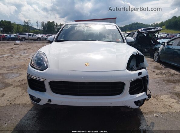 WP1AA2A27HKA83289 2017 PORSCHE CAYENNE White Vista del cuadro de instrumentos