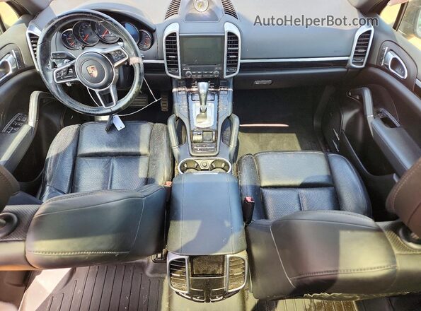 WP1AA2A27HKA86600 2017 PORSCHE CAYENNE Black Dashboard view