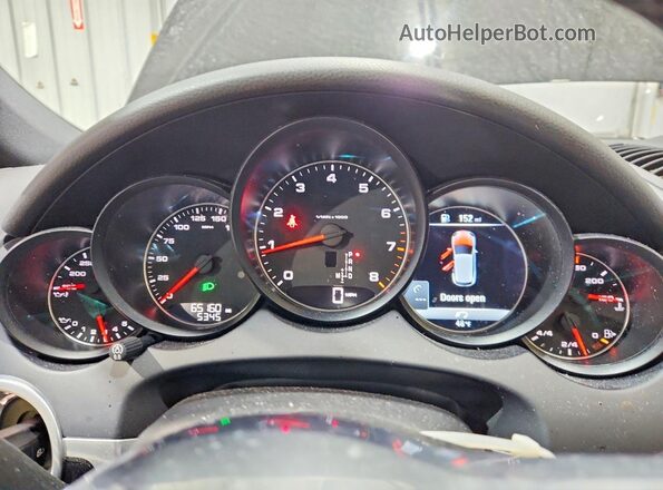 WP1AA2A27JKA06850 2018 PORSCHE CAYENNE Black Instrument cluster view