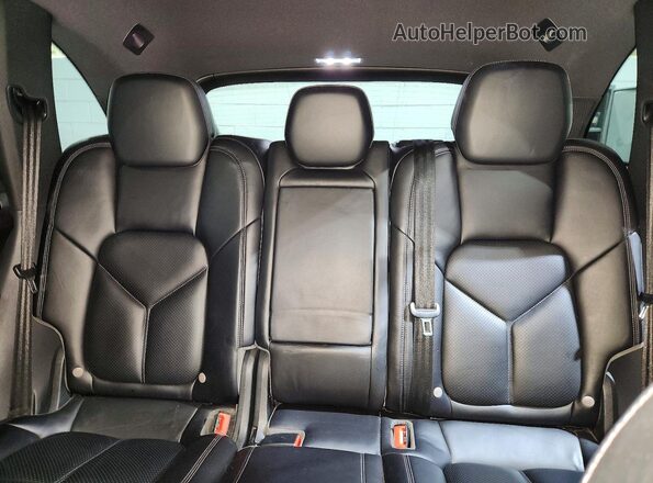 WP1AA2A27JKA06850 2018 PORSCHE CAYENNE Black Rear seats view