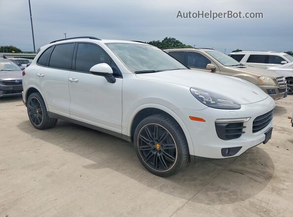 WP1AA2A29JKA02606 2018 PORSCHE CAYENNE White Przód prawy