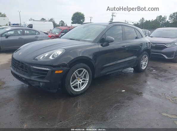 WP1AA2A50JLB02761 2018 PORSCHE MACAN Black Առջևի ձախ երեք քառորդ տեսարան