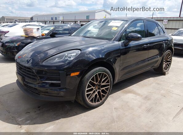 WP1AA2A50LLB11480 2020 PORSCHE MACAN Black წინა მარცხენა ხედი სამი მეოთხედიდან