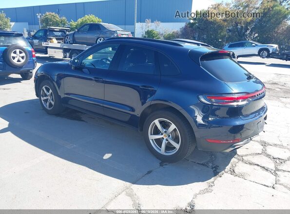 WP1AA2A50MLB01968 2021 PORSCHE MACAN Blue Задня ліва чверть